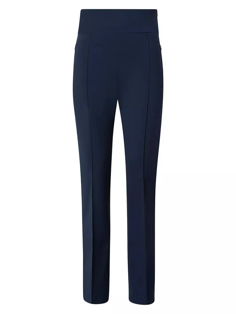 Akris Maxine Jersey Piped Bootcut Pants 1