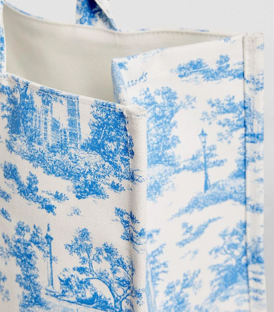 Harrods Toile Grocery Shopper Bag 7