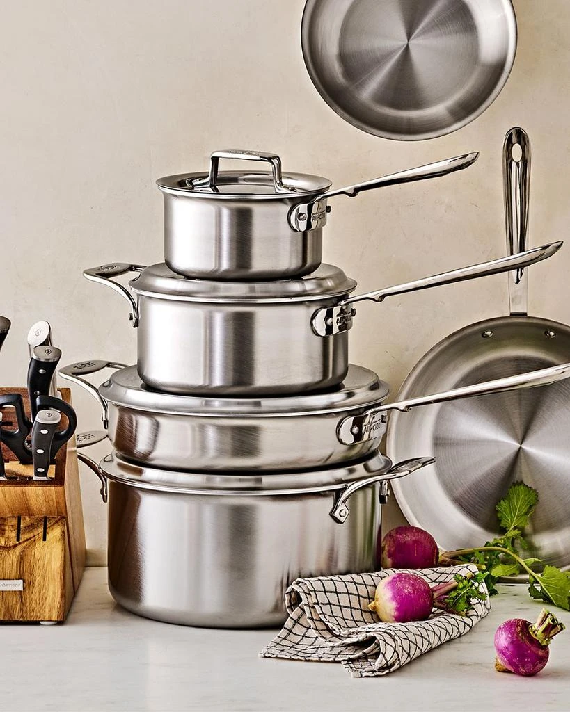 All-Clad D5 Stainless Brushed 5-Ply Bonded 10-Piece Cookware Set 4