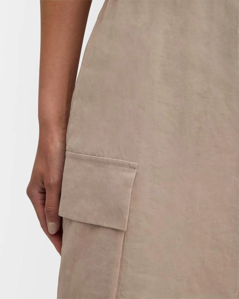 Brunello Cucinelli Organza Sheer Cargo Maxi Skirt 6