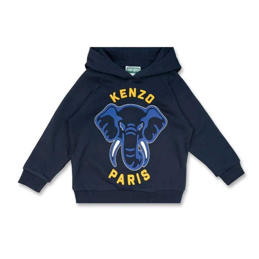 Kenzo Kenzo Boys Logo-Embroidered Cotton Hoodie, Size 8