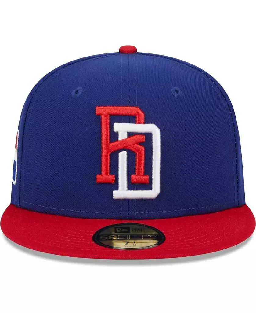 New Era Men's Blue Dominican Republic Baseball 2023 World Baseball Classic 59FIFTY Fitted Hat 4
