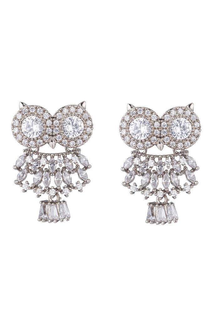 Eye Candy LA Owl Earrings