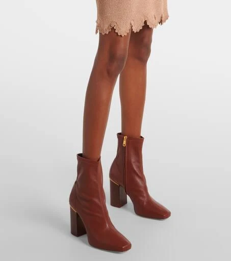 Chloé Ambre leather ankle boots 4