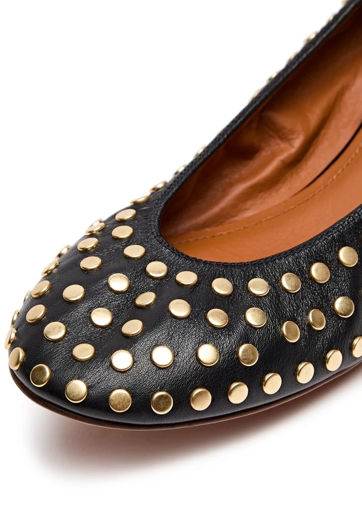 Lanvin Studded leather ballet flats 4