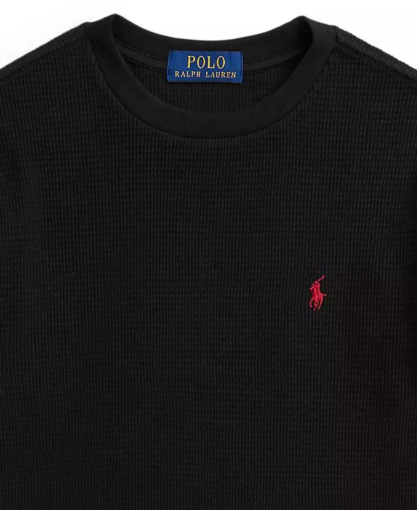 Ralph Lauren Boys 8-20 Waffle-Knit Cotton Long-Sleeve T-Shirt 3