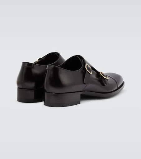 Tom Ford Elkan leather monk strap shoes 6