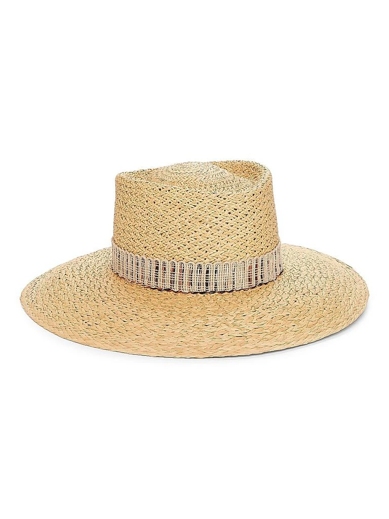 BTB Los Angeles Women\'s Cassie Rope Studded Hat in Natural Size L (MSRP $138) Cassie Studded Rope Straw Hat – On Sale Now with Up to 62  main image 4