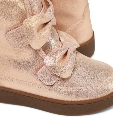 Donsje Isa Exclusive Lining metallic leather boots 5