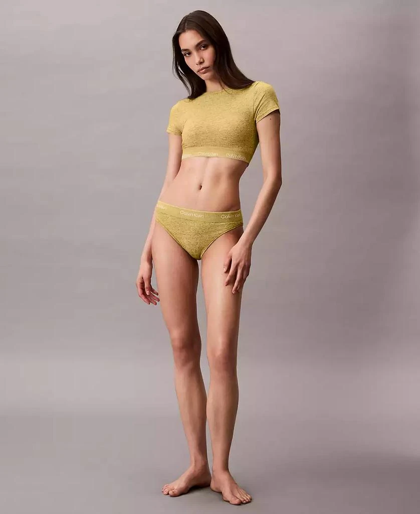 Calvin Klein Women's Icon T-Shirt Logo-Hem Bralette 5