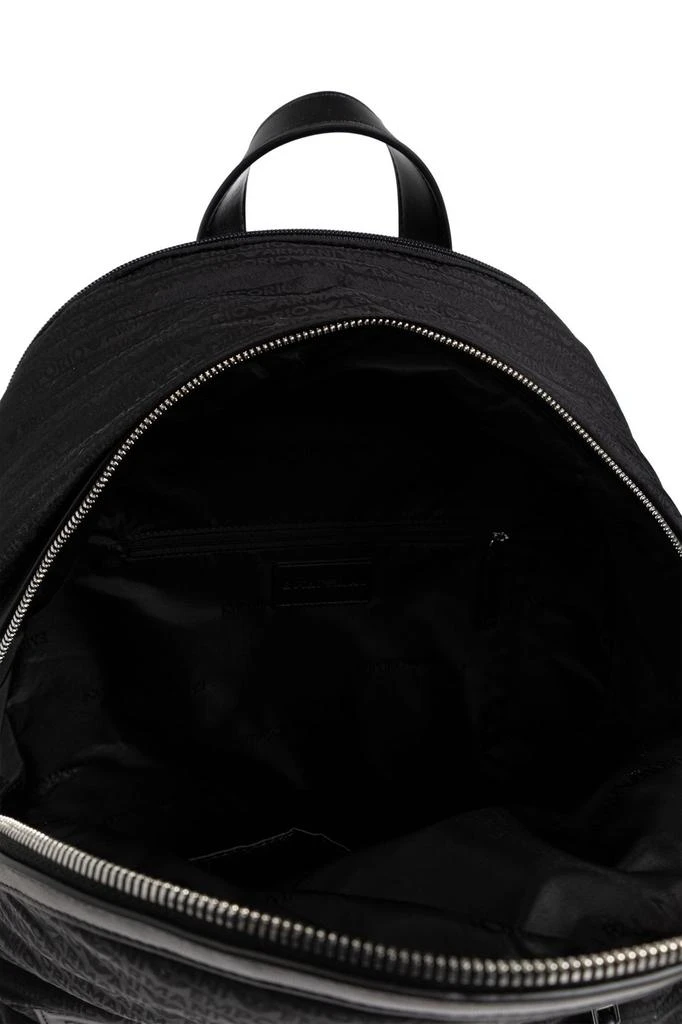 Emporio Armani Emporio Armani Padded Zipped Drawstring-Detail Backpack 4