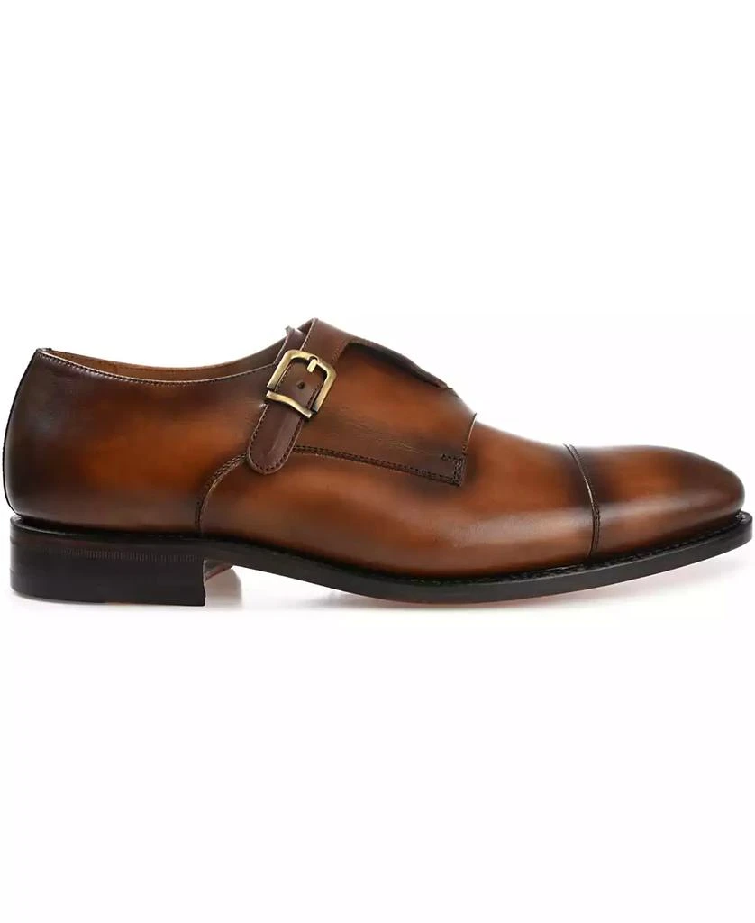 Taft Men's Prince Genuine Leather Double Monk Strap Dress Shoes 6