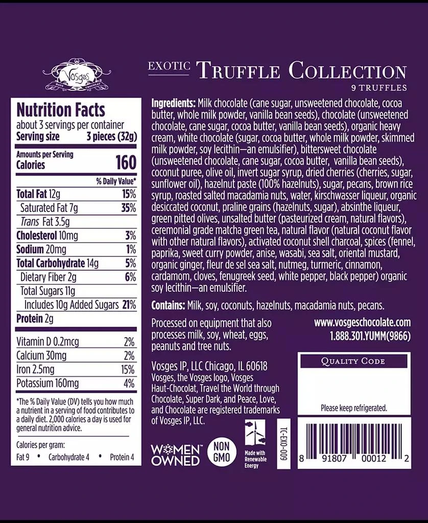 Vosges Haut-Chocolat Exotic Chocolate Truffle Collection, 9 Piece 4