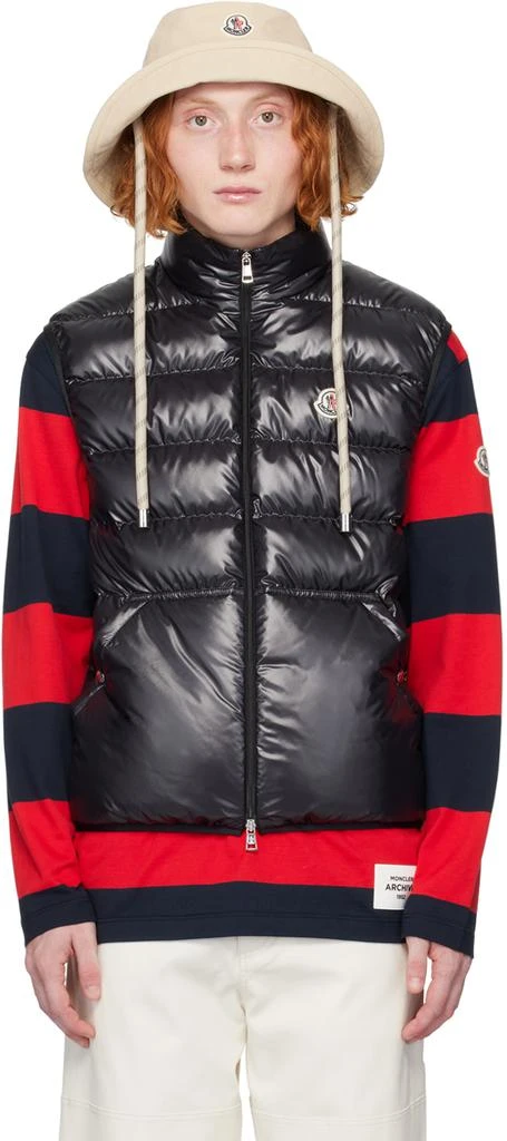 Moncler Black Aube Down Vest 1