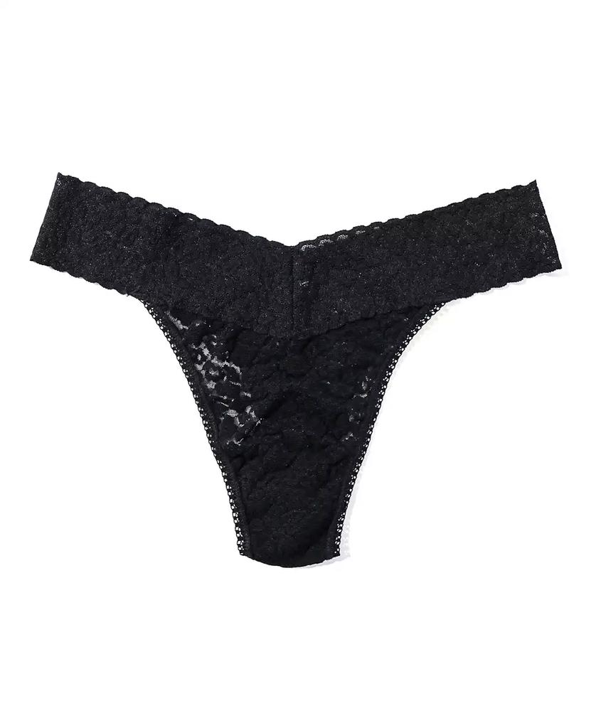 Hanky Panky Women's Leopard Lace Original Rise Thong Underwear 7I1101