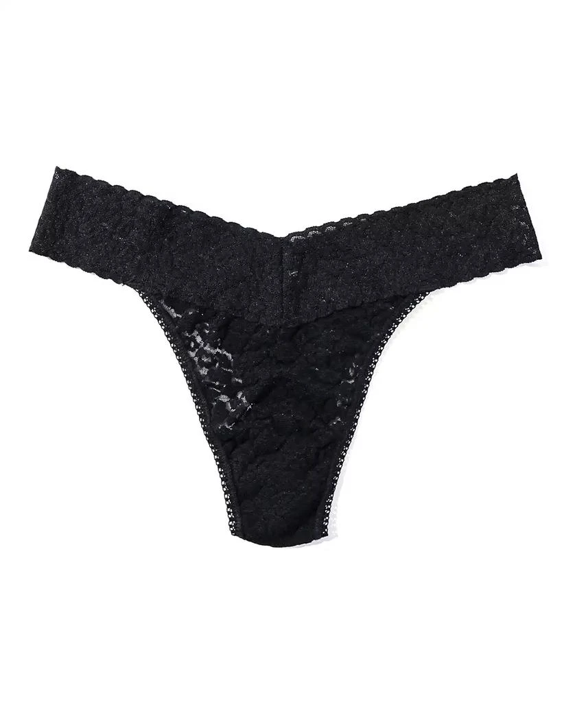 Hanky Panky Women's Leopard Lace Original Rise Thong Underwear 7I1101 1