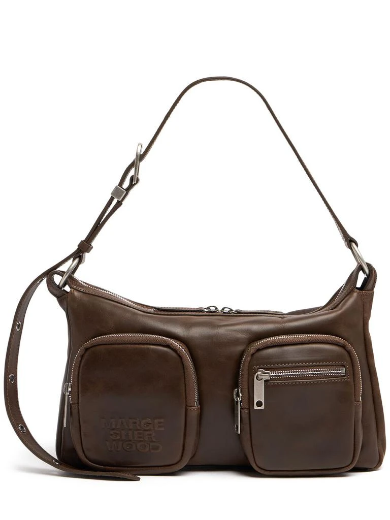 Marge Sherwood Outpocket Hobo Leather Shoulder Bag 1