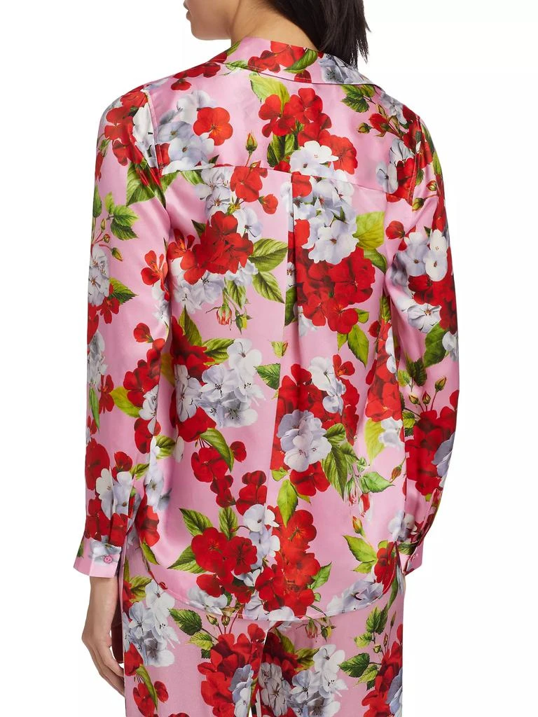 L'Agence Tyler Floral Silk Blouse 5