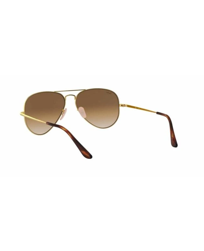 Ray-Ban Ray-Ban Gold Metal Pilot Light Brown Unisex Sunglasses RB3689 914751 58 3