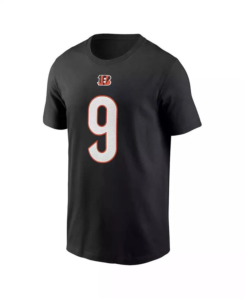 NIKE Men's Joe Burrow Black Cincinnati Bengals Player Name Number T-shirt