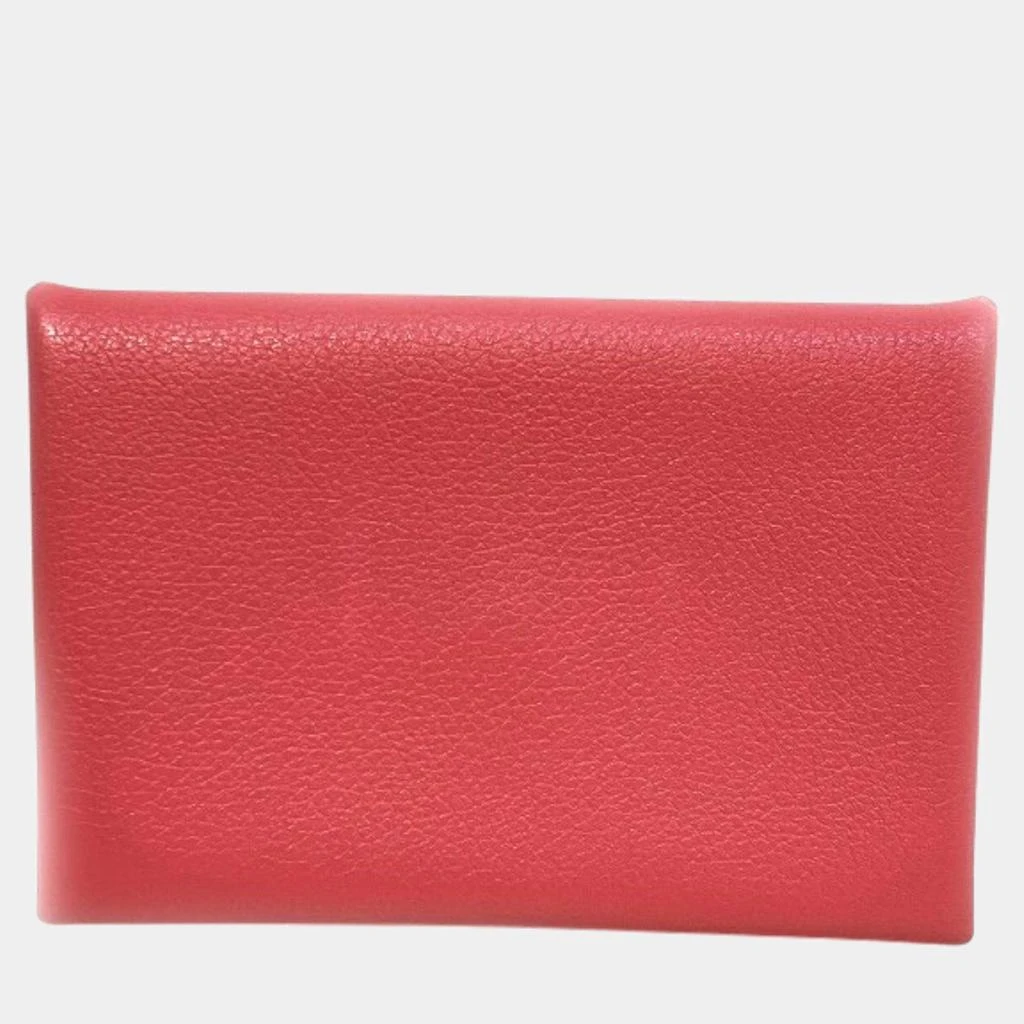 Hermes Hermes Calvi Leather Card Holder 1