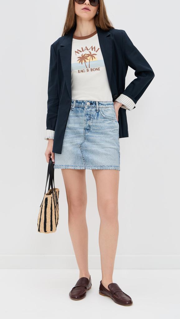 Rag & Bone Miramar Terry Mini Skirt