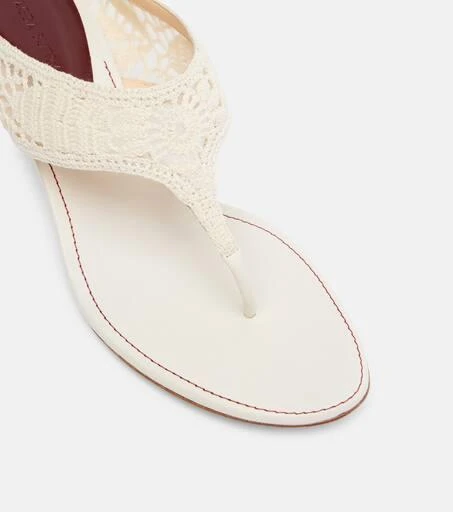 Magda Butrym 45 crochet thong sandals 5