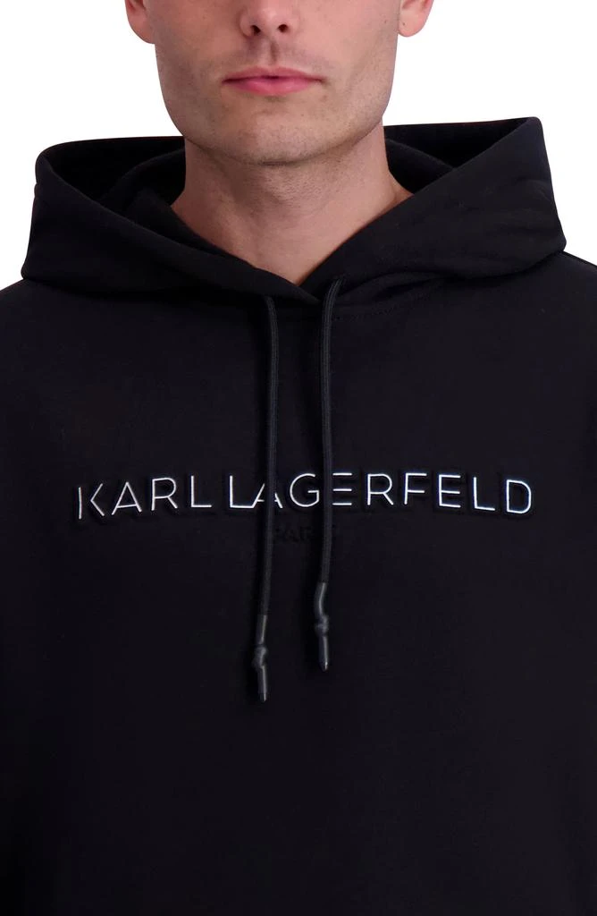 Karl Lagerfeld Paris EMBOSSED LOGO HOODIE 4