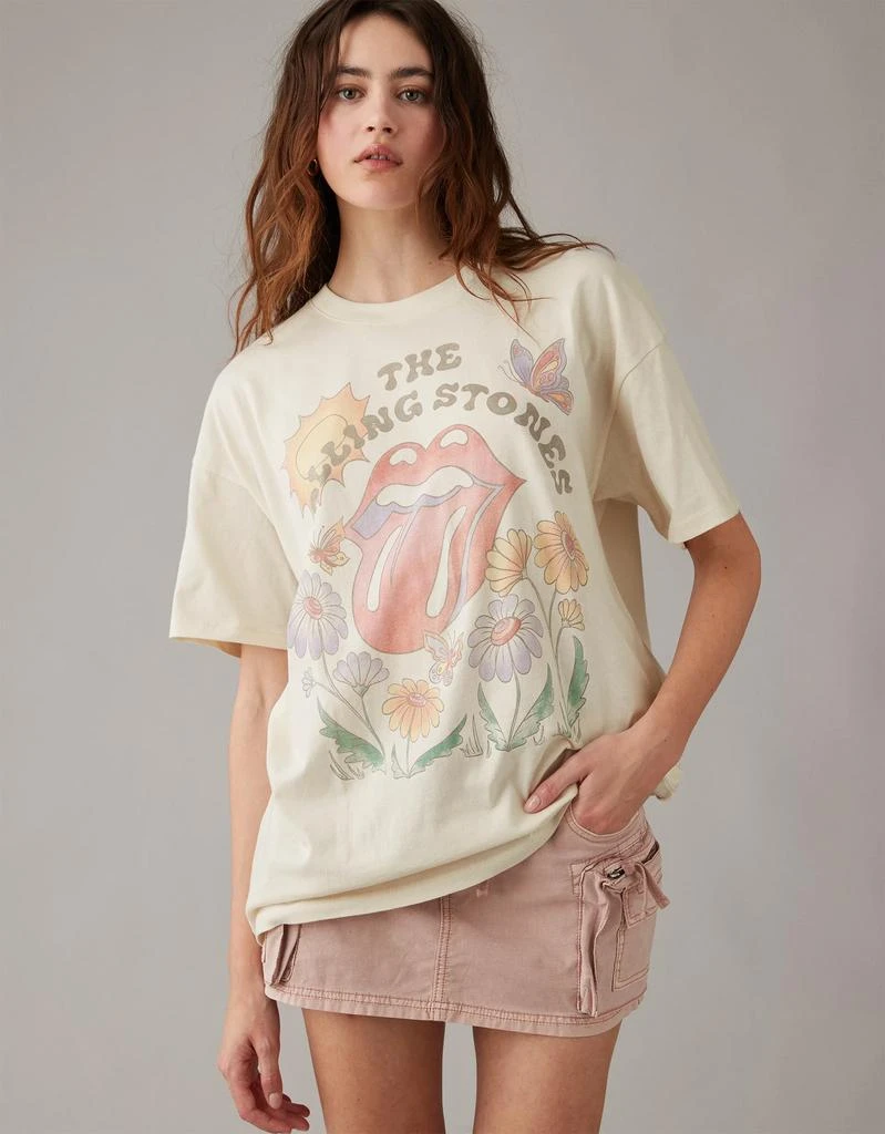 AE AE Oversized Rolling Stones Graphic T-Shirt 1