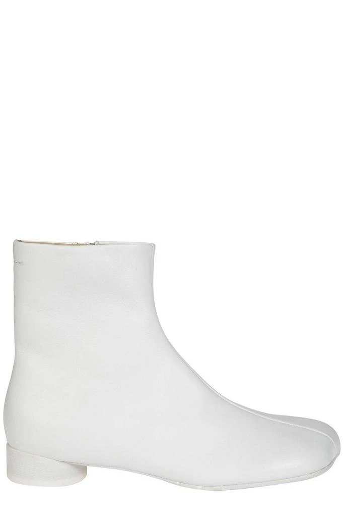 MM6 Anatomic Square Toe Ankle Boots 1