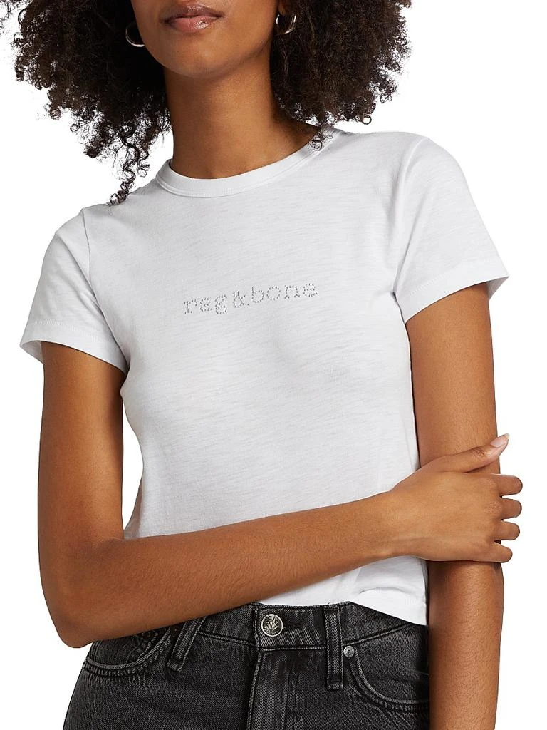 Rag & Bone Logo-Studded Short-Sleeve T-Shirt 6
