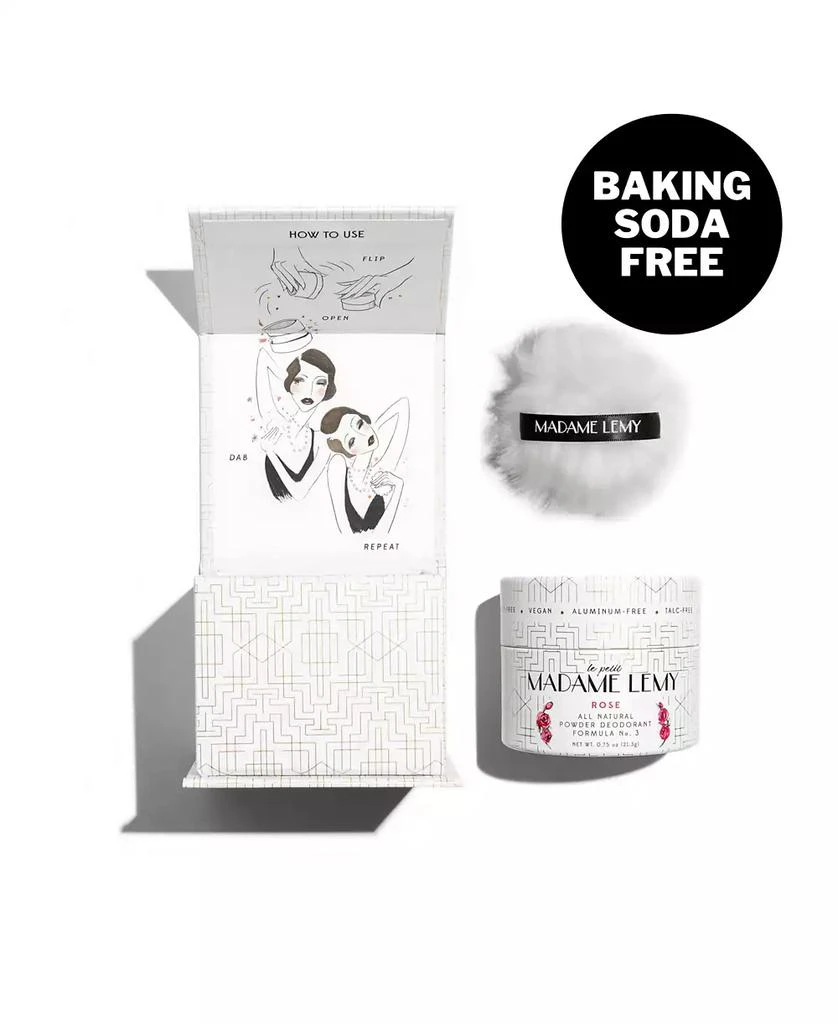 Madame Lemy Women Le Petit Rose Powder (Baking Soda Free)