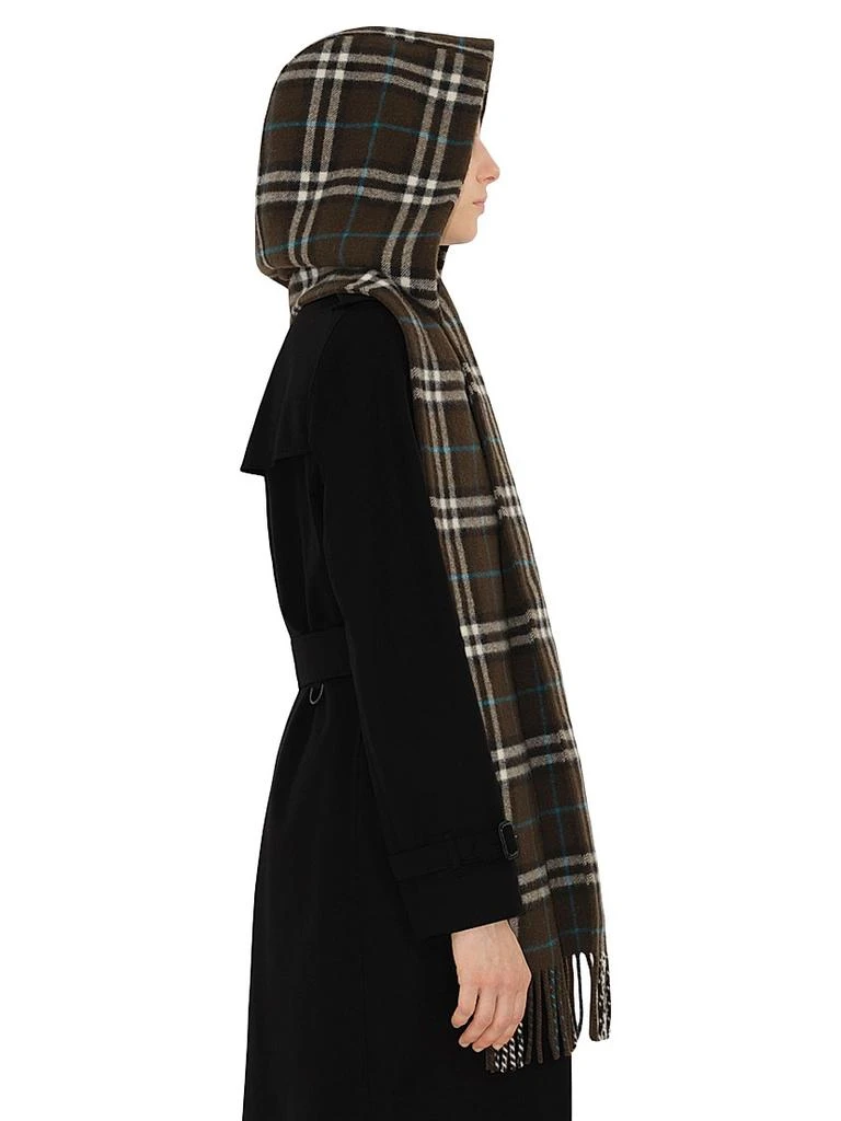 Burberry Lola Check Hooded Cashmere Scarf 3