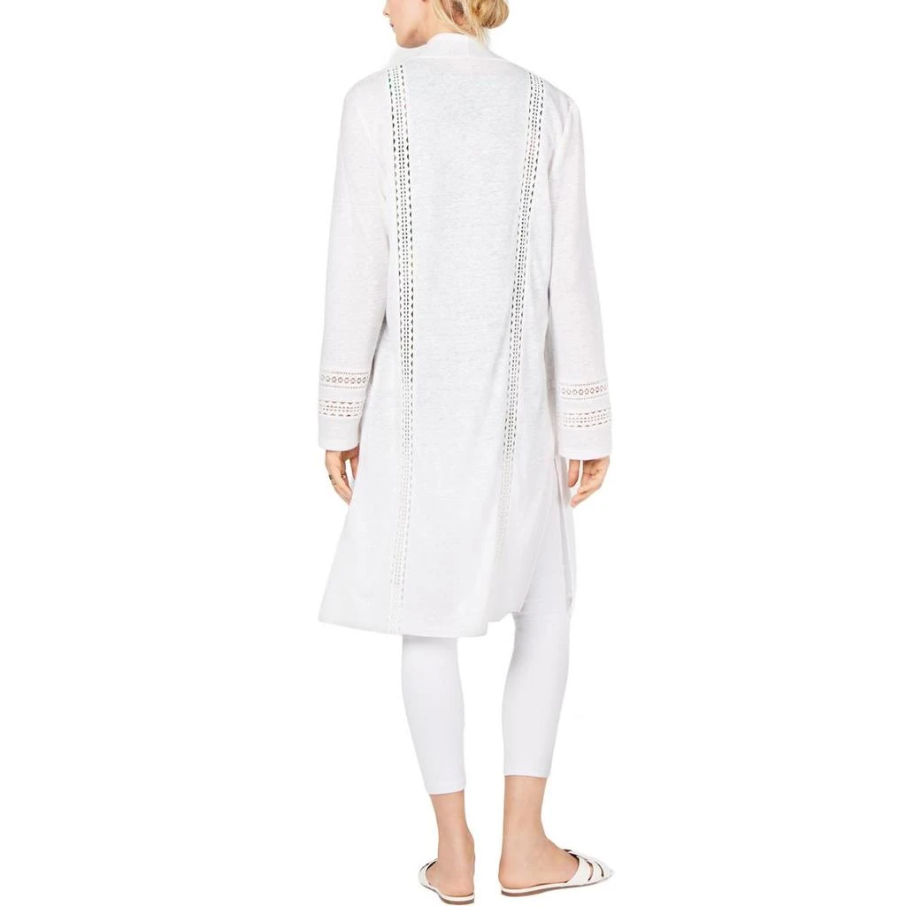INC International Womens Linen Duster Cardigan Top 2