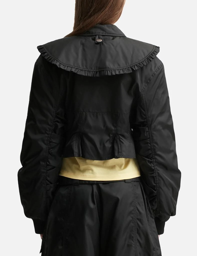 Ganni Duchesse Nylon Fitted Jacket 3