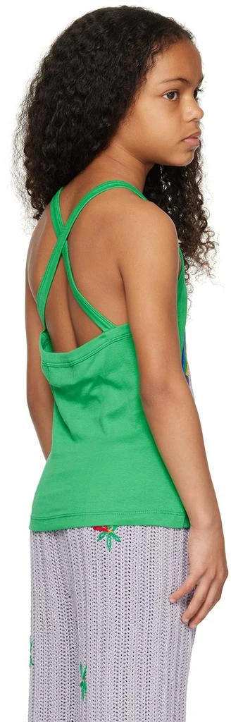 Maison Mangostan Kids Green Rainbow Tank Top 3