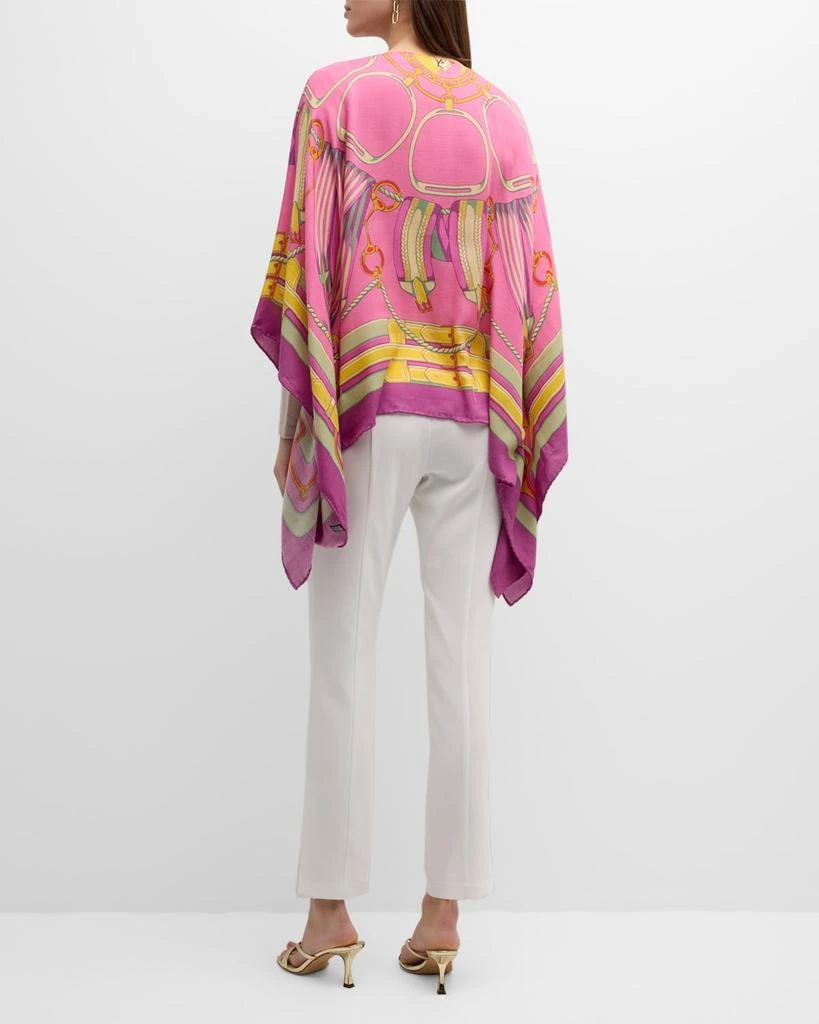 Rani Arabella Stir Up Print Cashmere & Silk Scarf 3