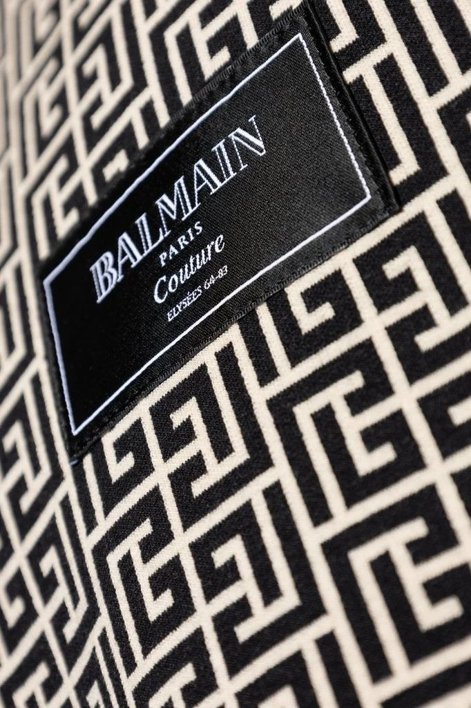 Balmain Balmain Logo Patch Monogrammed T-Shirt 4