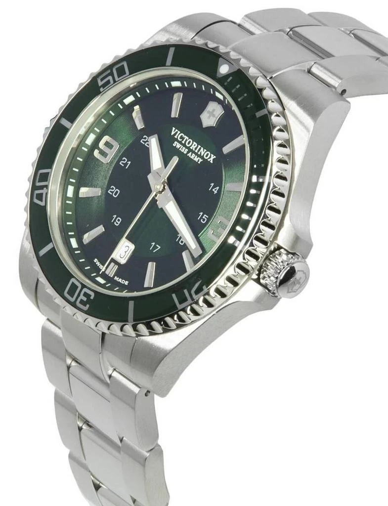 Swiss Army Maverick Large Quartz Green Dial Steel Men's Watch 241934 2