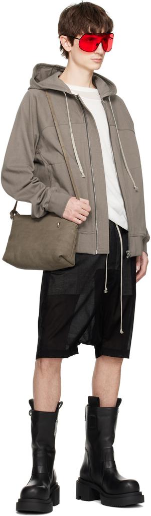 Rick Owens Black Hollywood Low Pull On Bogun Boots - Shoes