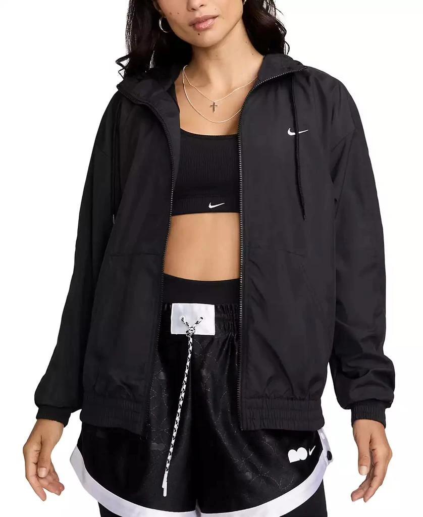 NIKE Women's Sportswear Classic Zip-Front Hooded Jacket 3