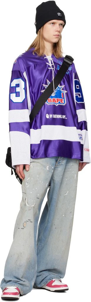 Bape Pink & White Sk8 Sta #2 Sneakers 5
