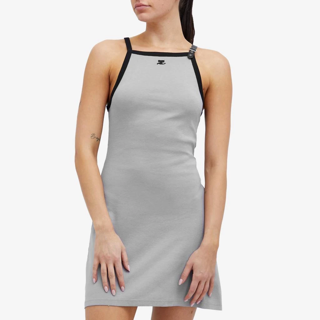 Courrèges Courrèges Buckle Contrast Dress 2