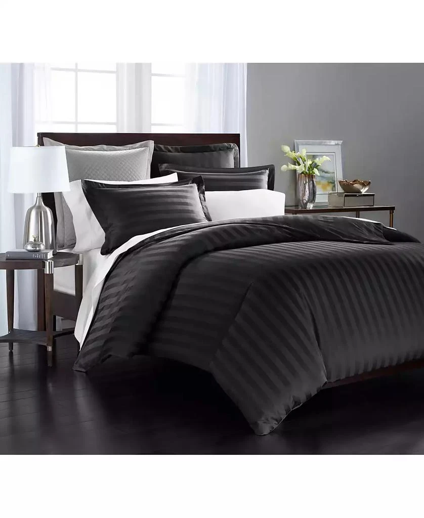 Charter Club LAST ACT! Thin Stripe 550 Thread Count Pima Cotton 2-Pc. Comforter Set, Twin, Exclusively at Macy’s 3