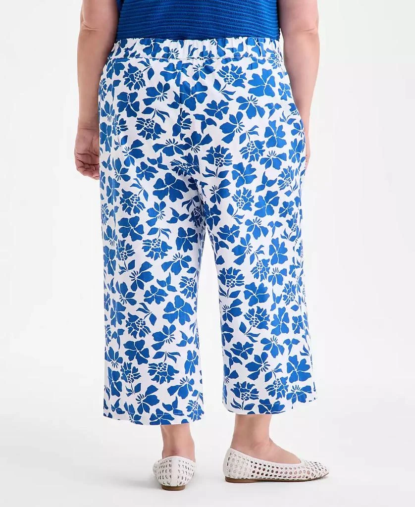 Style & Co Plus Size Floral-Print Wide-Leg Pants, Exclusively at Macy's 4