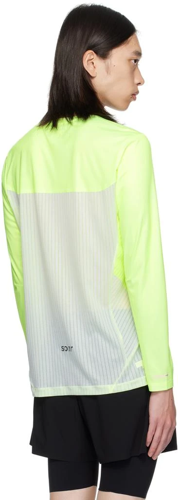 Soar Running Yellow & White Hot Weather Long Sleeve T-Shirt 3