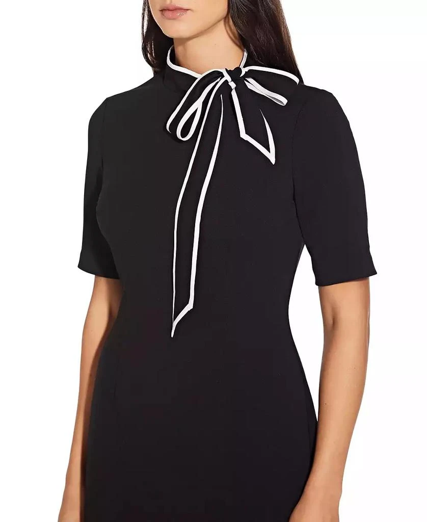 Adrianna Papell Women's Tie-Neck Dress 4
