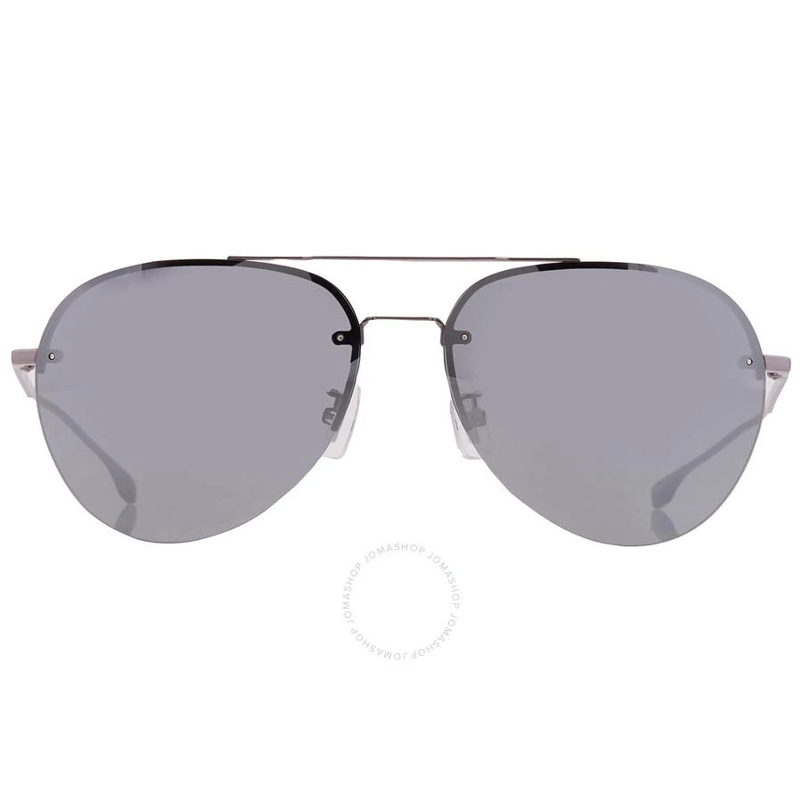 Hugo Boss Silver Mirror Pilot Men's Sunglasses BOSS 1066/F/S 0R81/T4 62 1