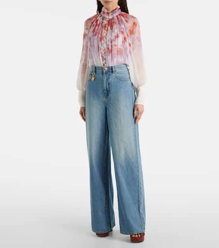 Zimmermann Crush wide-leg jeans 7