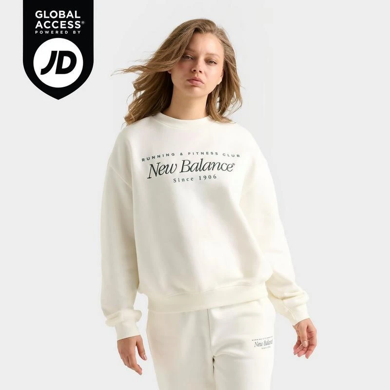 New Balance Women's New Balance Logo Crewneck Sweatshirt 1